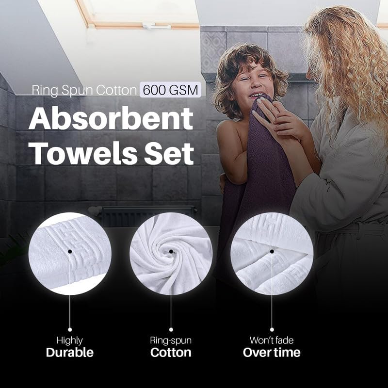 2 Large Bath Sheets Towel Sets