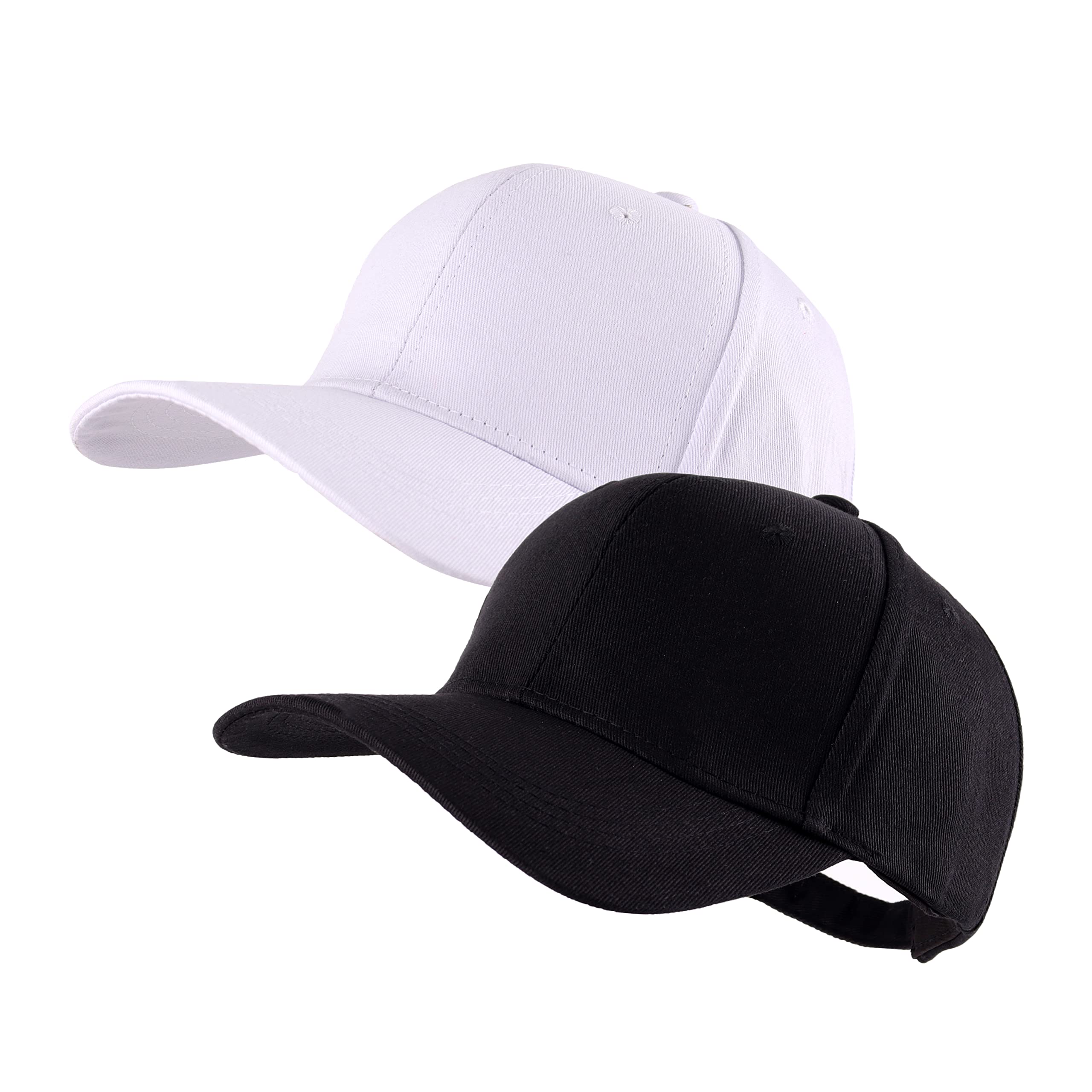 LANGZHEN Unisex Baseball Cap 100% Cotton Fits Men Women Washed Denim Adjustable Dad Hat