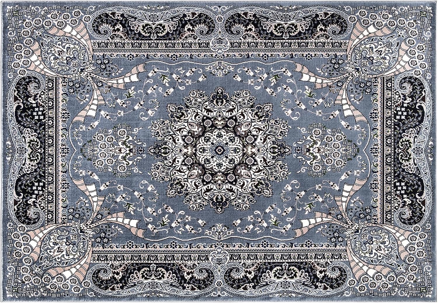 Carpet Rug Jute Living Room Bedroom Sitting Room Lounge 120x170 cm Rada Floral